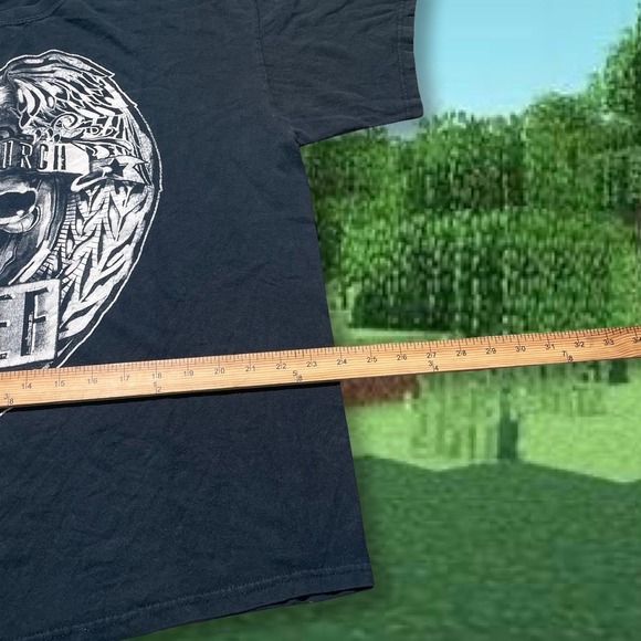 Eric Church Chief Skull Graphic Band T Shirt‎ Mens XL Gildan Heavy Cotton - Picture 4 of 5